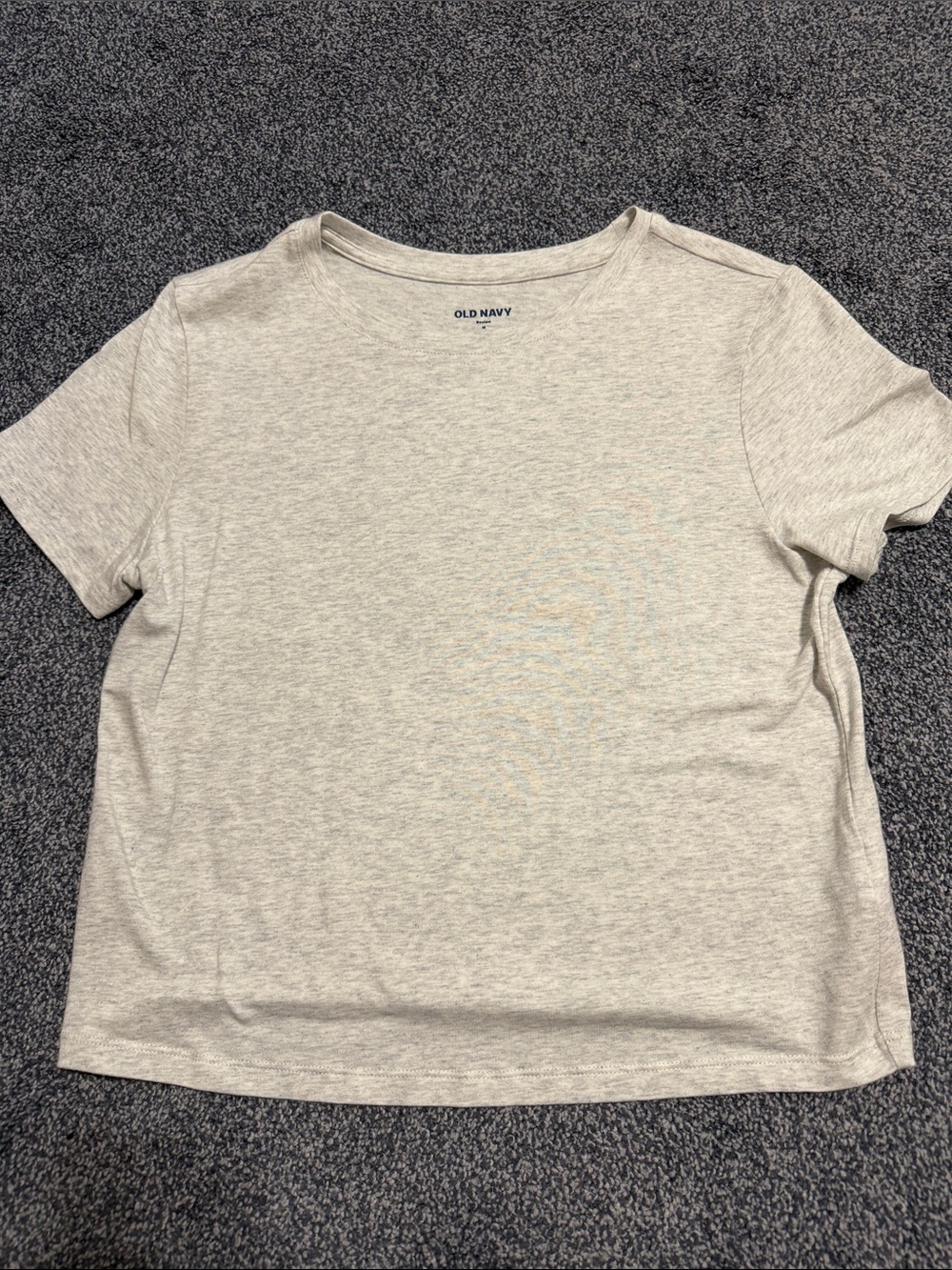 Old Navy Heather Gray Short Sleeve Crew Tee